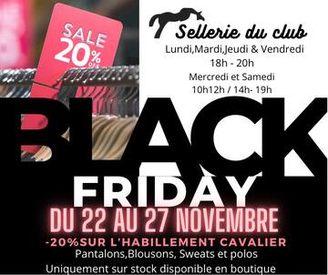  Black Friday du 22 au 27 novembre