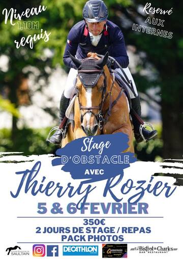 Stage d'obstacle avec Thierry ROZIER